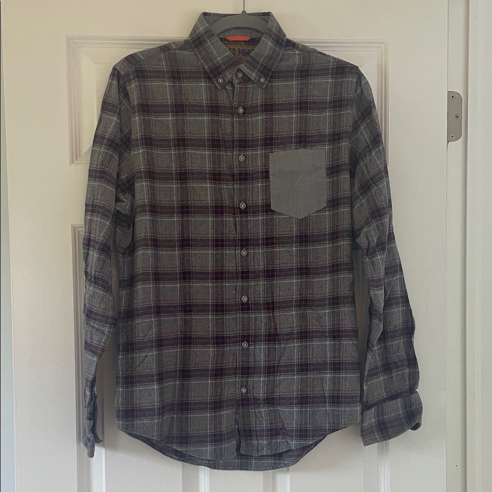 Rugged Point Men's Plaid Button-Down Shirt